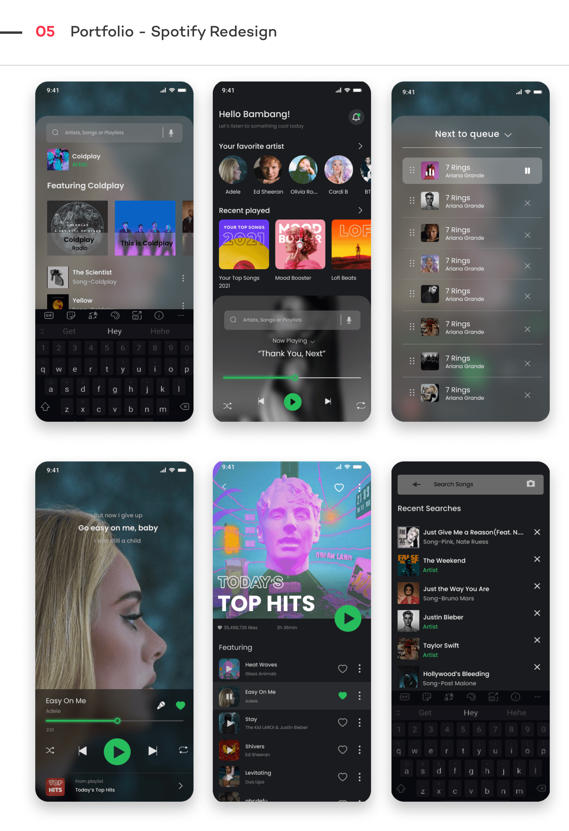 Spotify Re-Design
